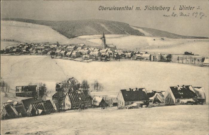 Oberwiesenthal Erzgebirge Oberwiesenthal Fichtelberg Winter Kirch