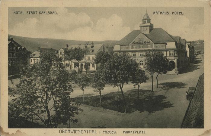 Oberwiesenthal Erzgebirge Oberwiesenthal Hotel Stadt Karlsbad Rat
