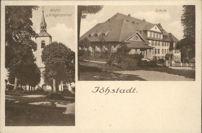 Joehstadt chule Kirche Krieger Denkmal