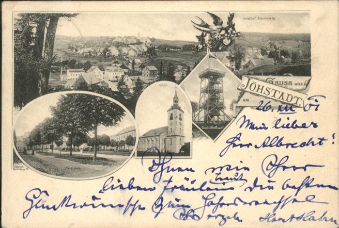 Joehstadt arktplatz Kirche Aussichtsthurm