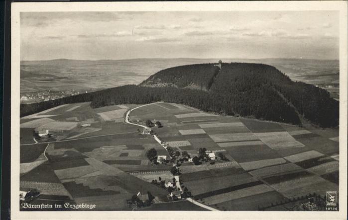 Baerenstein Annaberg-Buchholz Fliegeraufnahme