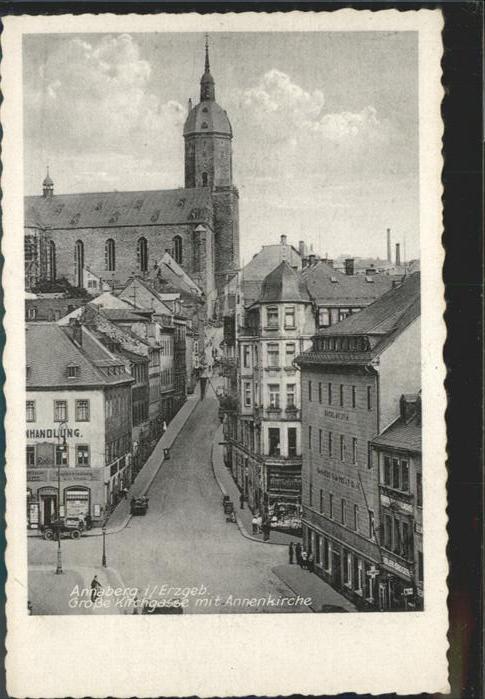 Annaberg-Buchholz Erzgebirge Annaberg-Buchholz Grosse Kirchgasse Ann