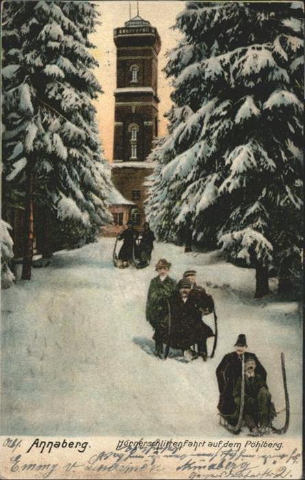 Annaberg-Buchholz Erzgebirge Annaberg-Buchholz Hörnerschlitten Pöhlb