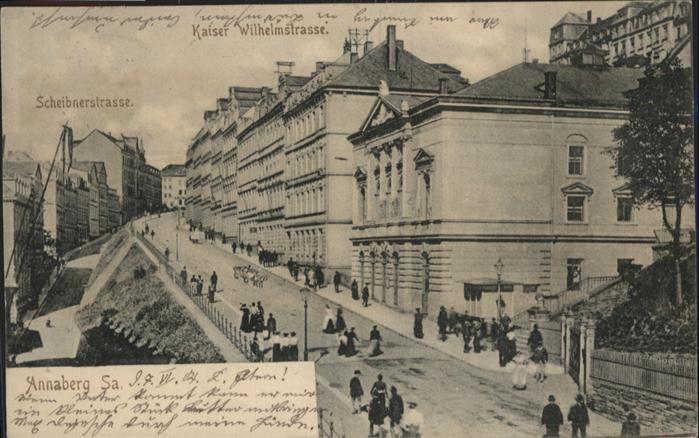 Annaberg-Buchholz Erzgebirge Annaberg-Buchholz Scheibnerstrasse Kais