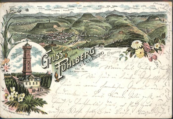 Annaberg-Buchholz Erzgebirge Annaberg-Buchholz Pöhlberg Aussichtstur