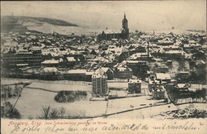 Annaberg-Buchholz Erzgebirge Annaberg-Buchholz Winter