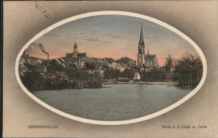 Geringswalde Teich Kirche