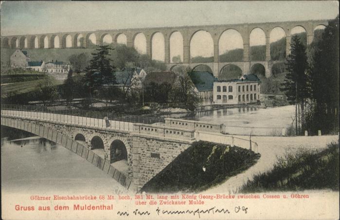 Wechselburg Muldenthal König Georg Brücke *