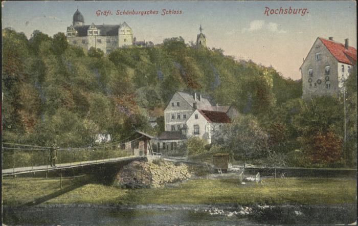 Rochsburg Schloss Brücke