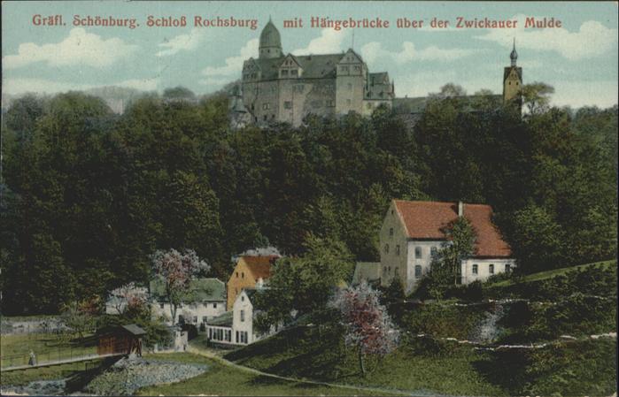 Rochsburg Schloss Schönburg  Zwickauer Nulde