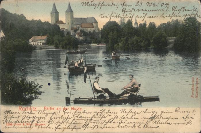 Rochlitz Sachsen Rochlitz Teich Boot