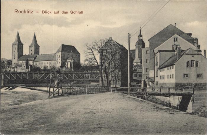 Rochlitz Sachsen Rochlitz Schloss Brücke