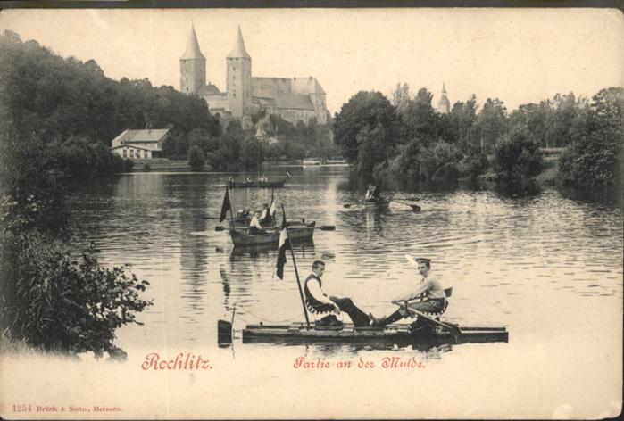 Rochlitz Sachsen Rochlitz Mulde See Boot