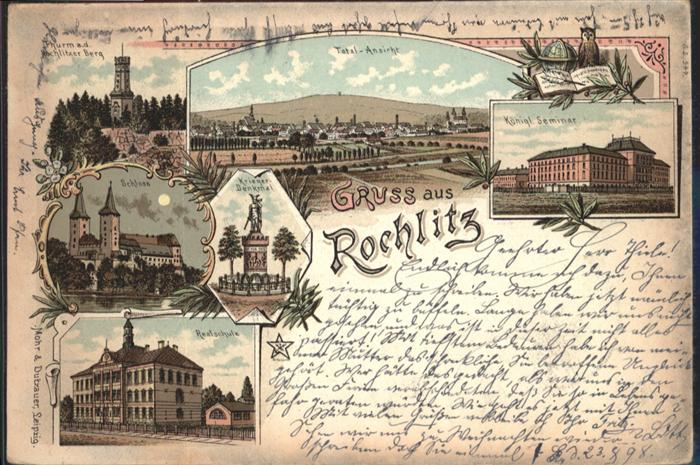 Rochlitz Sachsen Rochlitz Schloss Krieder Denkmal Realsc