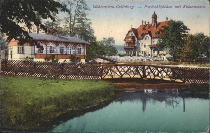 Lichtenstein-Callnberg Lichtenstein-Callberg Park Schlösschen