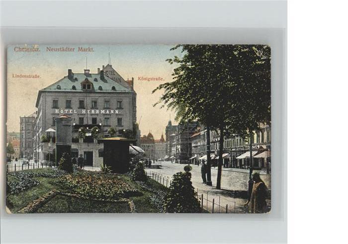 CHEMNITZ Sachsen Lindenstrasse Koenigstrasse