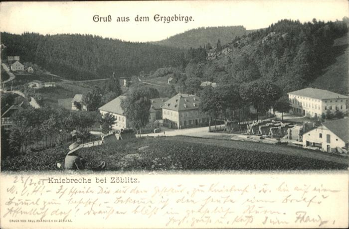 Zoeblitz Sachsen Zöblitz Kniebreche