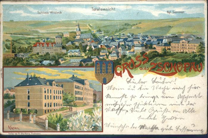 Zschopau Schloss Wildeck Künstler A Grimm