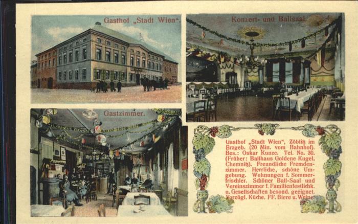 Zoeblitz Sachsen Zöblitz Gasthof Stadt Wien Konzert Ball