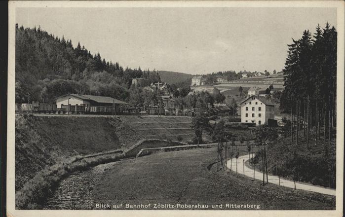 Zoeblitz Sachsen Zöblitz Pobershau Bahnhof Rittersberg