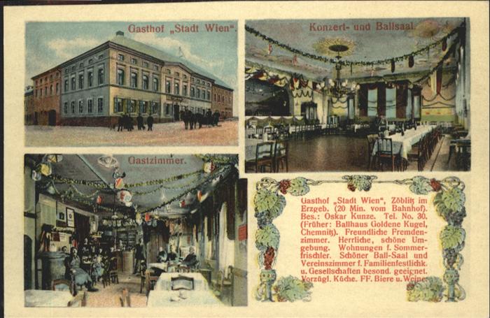 Zoeblitz Sachsen Zöblitz Gasthof Stadt Wien Konzert Ball