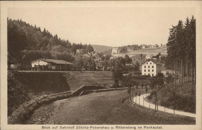 Zoeblitz Sachsen Zöblitz Pobershau Bahnhof Rittersberg
