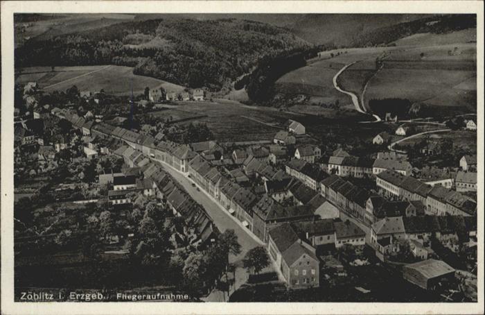 Zoeblitz Sachsen Zöblitz Fliegeraufnahme