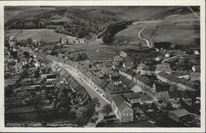 Zoeblitz Sachsen Zöblitz Fliegeraufnahme