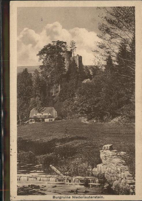 Zoeblitz Sachsen Zöblitz Niederlauterstein Burgruine