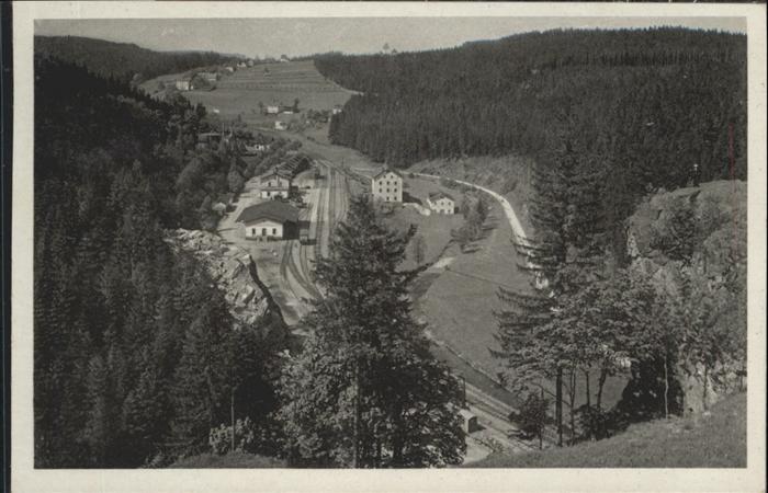 Zoeblitz Sachsen Zöblitz Pobershau Rittersberg Bahnhof