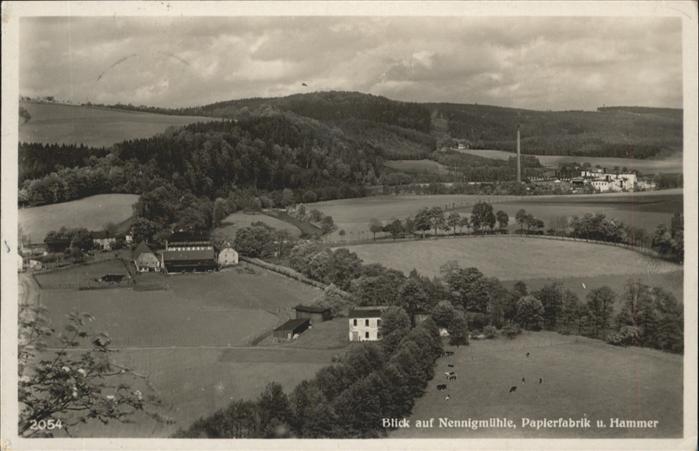 Zoeblitz Sachsen Zöblitz Gasthaus Nennigmühle x