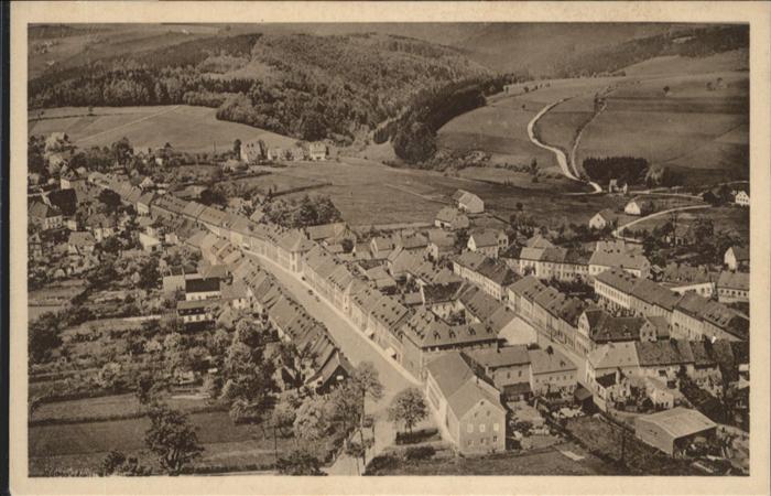Zoeblitz Sachsen Zöblitz Fliegeraufnahme