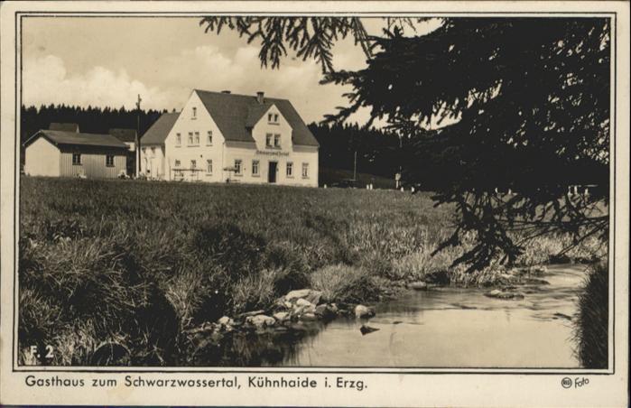 Kuehnhaide Marienberg Kühnhaide_Zwönitz Gasthaus Schwarzwasse