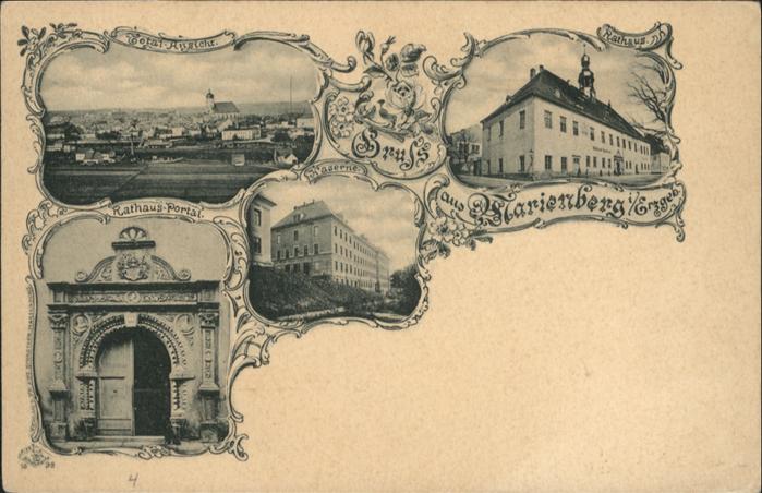 Marienberg Erzgebirge Marienberg Rathaus  Kaserne