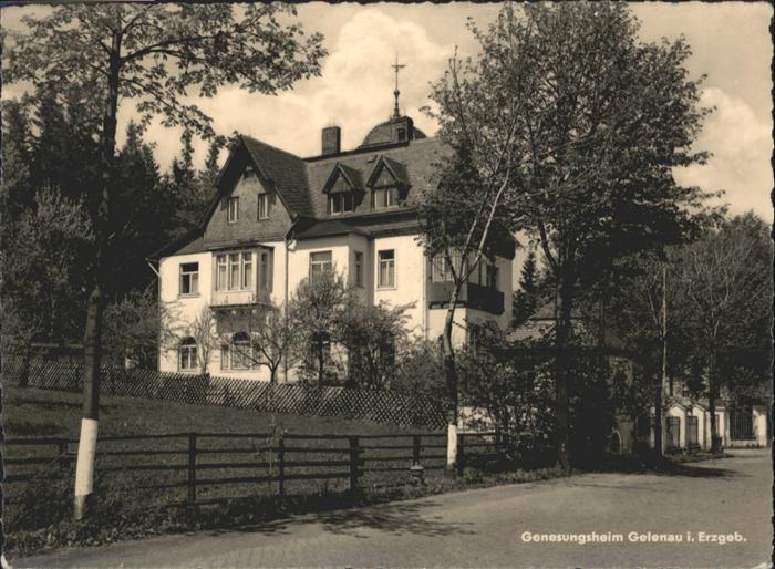 Gelenau Erzgebirge Gelenau Genesungsheim