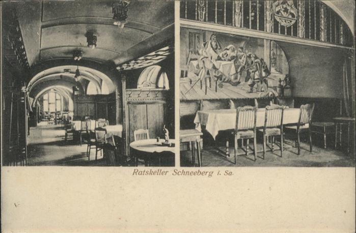 Schneeberg Erzgebirge Sachsen Ratskeller