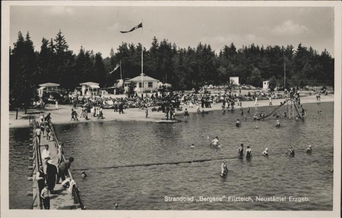 Neustaedtel Sachsen Strandbad Bergsee Erzgebirge