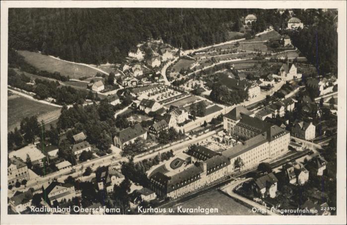 Oberschlema Kurhaus Kuranlage Fliegeraufnahme