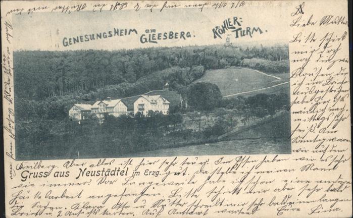 Neustaedtel Sachsen Genesungsheim Gleesberg Erzgebirge Köhl