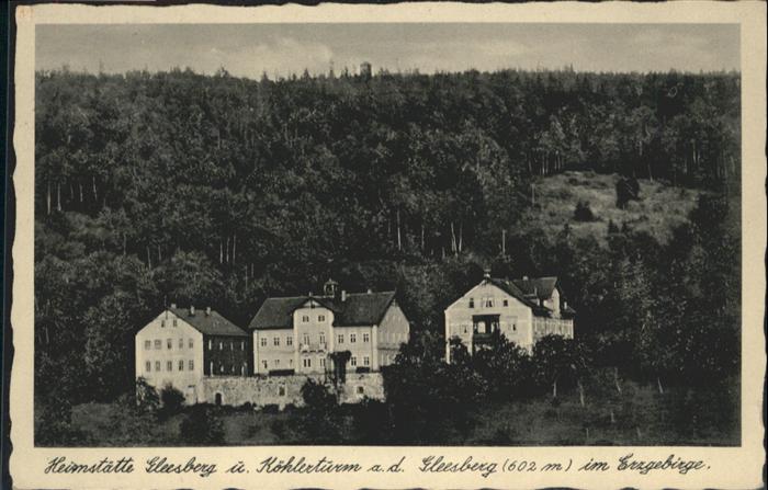 Neustaedtel Sachsen [Stempelabschlag] Heimstätte Gleesberg