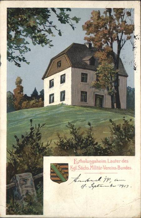 Auerbach Vogtland [Stempelabschlag] Erholungsheim Lauter