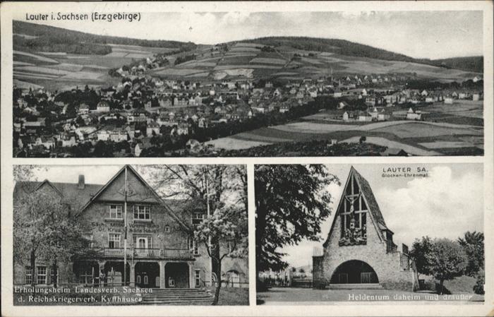 Lauter Schwarzenberg Erzgebirge Lauter_Sachsen Erholungsheim Heldenturm