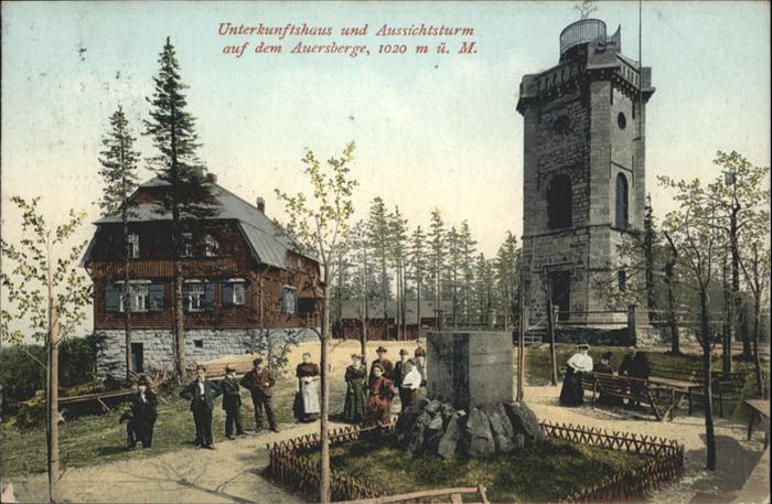Wildenthal Eibenstock [Stempelabschlag] Unterkunftshaus Turm