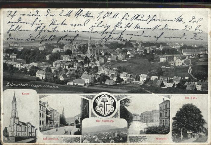 Eibenstock Kirche Schulstrasse Auersberg Neumarkt