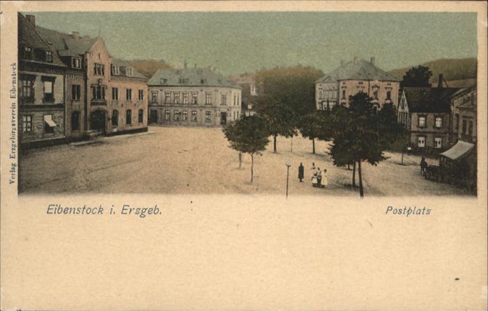 Eibenstock Postplatz Erzgebirge