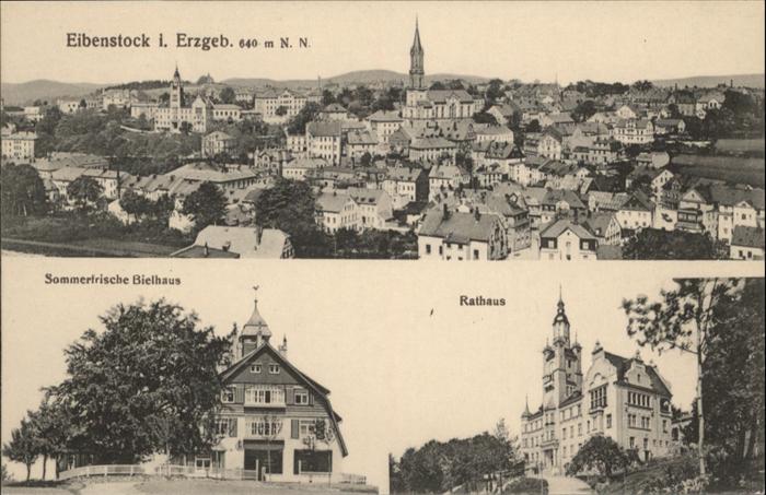 Eibenstock Rathaus Bielhaus Erzgebirge