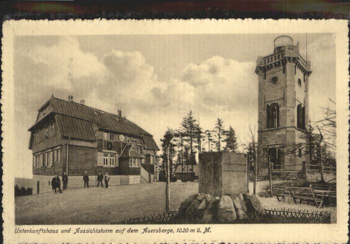 Eibenstock Unterkunftshaus Turm Auersberg