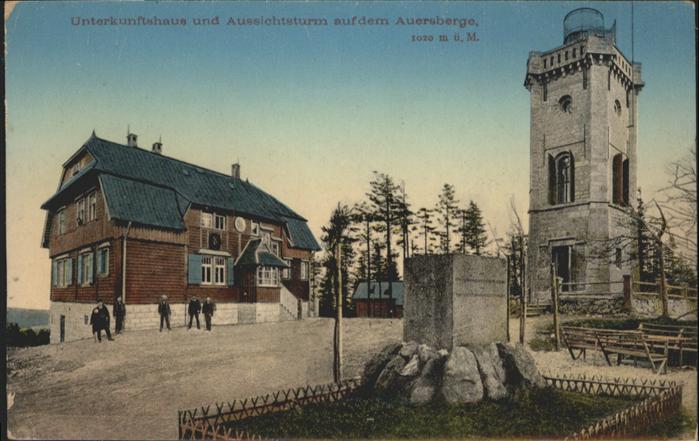 Eibenstock Unterkunftshaus Turm Auersberg