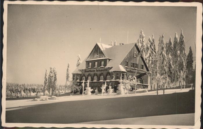 Carlsfeld Erzgebirge Gasthaus Talsperre