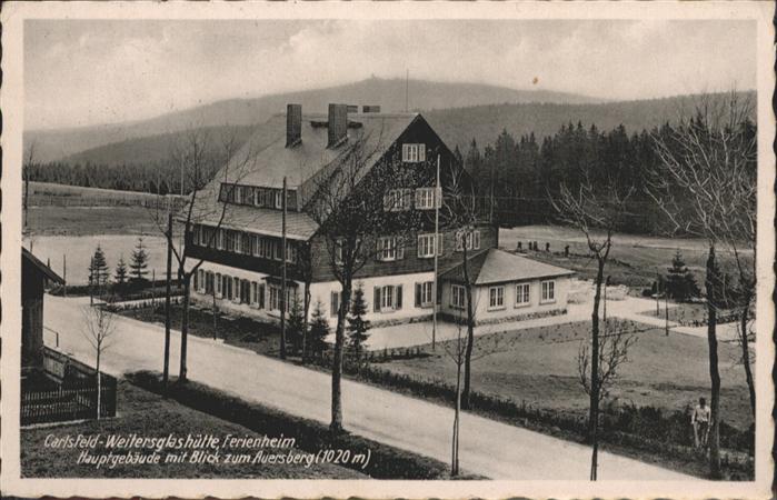 Carlsfeld Erzgebirge Weitersglashütte Ferienheim